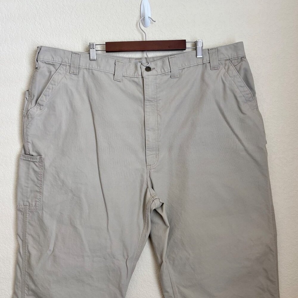 Carhartt B151 Work Pants Men’s 50x32 Tan Loose Fit Utility Cotton - Picture 2 of 13
